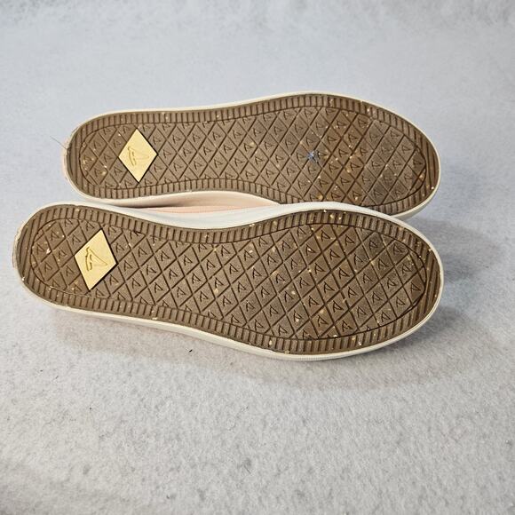 SPERRY Sz 6 Neon Orange Slip On Sneaker Nautical Preppy - Picture 5 of 5